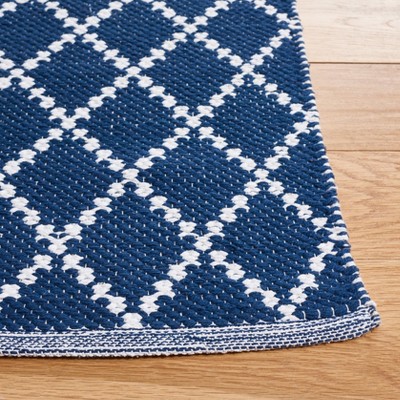 Ivory Cotton Handwoven Flatweave Rectangular Rug - 3' x 5'