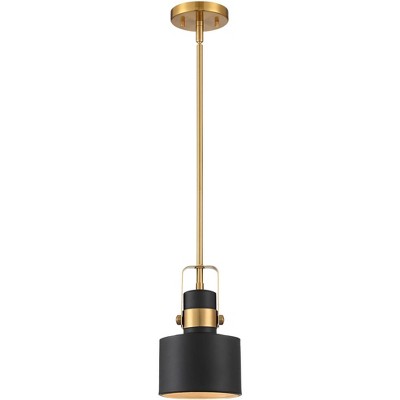 Courtney Black and Gold Metal Mini Pendant Light
