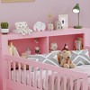 Twin Size Platform Bed with Two Under-Bed Drawers and Three-Side Guardrails - 3 of 4