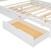 NicBex Queen Bed Frame with Headboard,Storage Upholstered Bed Frames with 2 Drawers,Twin-XL Size Trundle,Charging Station,No Box Spring Needed - 4 of 4