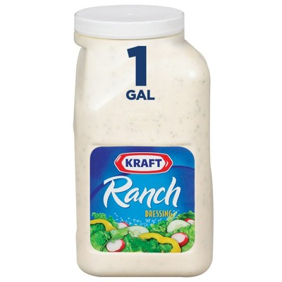 Kraft Ranch Salad Dressing, 1 gal Jug, Pack of 2 (Restaurant/Bulk size)