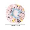 Unique Bargains Women Double Layer Flowers Shower Cap 1 Pc - 2 of 3