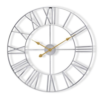 Sorbus Wall Clock for Living Room Decor - Roman Numeral Wall Clock for Kitchen - 12 inch Wall Clock Decorative