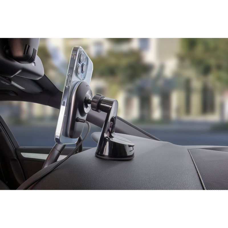 Scosche MagicMount Pro Charge5 Wireless Window/Dash Magnetic Charging Phone Mount, 6 of 14