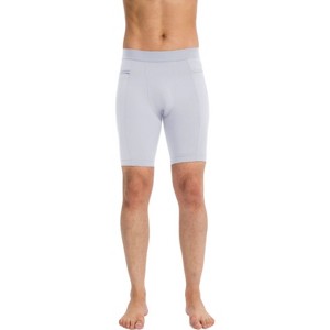 Anna-Kaci Active Men's Compression Biker Shorts with Side Pockets and Moisture-Wicking Stretch Fabric - 1 of 4