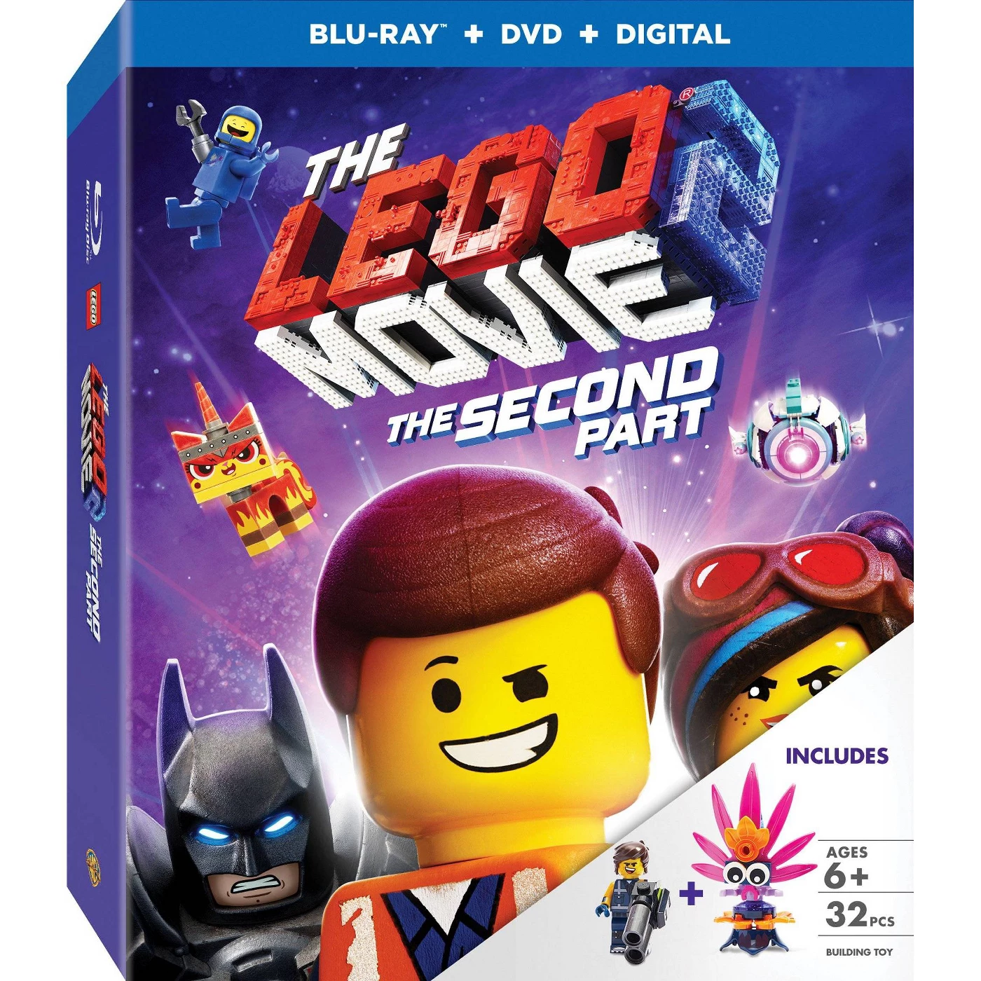 The Lego Movie 2: The Second Part (Target Exclusive) (Blu-Ray + DVD + Digital) - image 1 of 1
