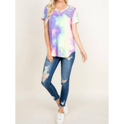 Women's Free Spirit Tie Dye Top - PLUS - HEIMISH USA