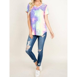 Women's Free Spirit Tie Dye Top - PLUS - HEIMISH USA - 1 of 3