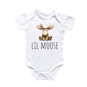 Little Moose - Baby Boy Girl Clothes Infant Onesie® Funny Cute Newborn GS1 - 1 of 4