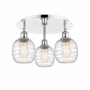 Belfast - 3 Light Flush Mount In Industrial Style-9.5 Inches Tall and 17.75 Inches Wide - 1 of 1