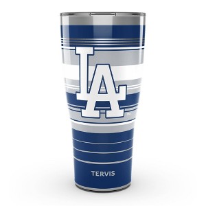 MLB Los Angeles Dodgers 30oz Hype Stripes Stainless Steel Tumbler - 1 of 4
