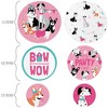 Big Dot of Happiness Pawty Like a Puppy Girl - Pink Dog Baby Shower or Birthday Party Giant Circle Confetti - Party Décor - Large Confetti 27 Count - 2 of 4