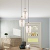 Livex Lighting Art Glass 1 - Light Pendant in  Antique Brass - 4 of 4