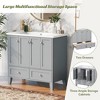 VYNXARIA 36" Bathroom Vanity with Resin Sink Combo - Stylish Storage & Easy Assembly - 4 of 4