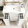 NicBex 36'' Bathroom Storage Cabinet with Sink, Bathroom Vanity, 6 Spacious Drawers and 1 Two-tier Cabinet for Bathroom, White - 2 of 4
