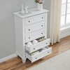 5 Drawer Dresser for Bedroom, 48" Tall Wood Dresser & Chests of Drawers with Deep Drawers - 2 of 4