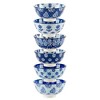 Certified International Set of 6 13pc Carnival All Purpose Bowls Blue - 2 of 4