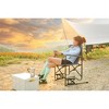 XINGHANZHENXUAN Patio Accent Chairs, Folding Chair with Drink Holder, High Backrest, Armrests for Patio, Beach, Hiking - 3 of 4