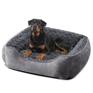 JOEJOY Rectangle Dog Bed,Sleeping Sofa Non-Slip Bottom Breathable Soft Puppy Bed Durable Orthopedic Calming Pet Cuddler - 1 of 4