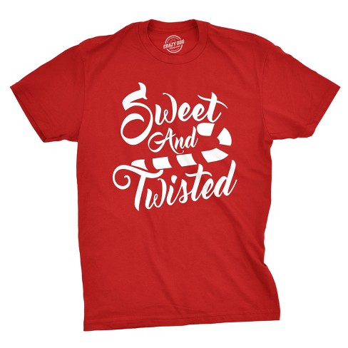 Sweet But Twisted Candy Cane Cute Christmas Pajama T-Shirt