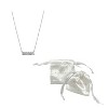 Adornia Rhodium Plated CZ Mama Necklace - 3 of 3