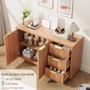 6 Drawer Dresser for Bedroom, 47.2"W Wooden Chest of Drawers with Gold Handles, Fluted Dresser TV Stand, Clothes Storage Organizer for Bedroom - 2 of 4