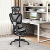Costway Mesh Office Chair Executive Chair with 90°-120° Tilting Backrest Lumbar Support - 2 of 4
