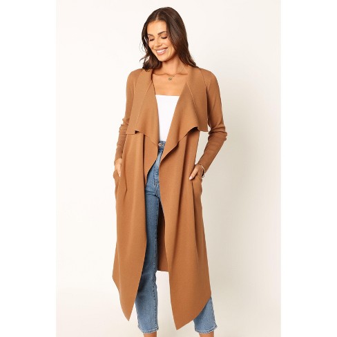 Camel cardigan target clearance
