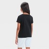Girls' Short Sleeve Pointelle T-Shirt - Cat & Jack™ - 2 of 3