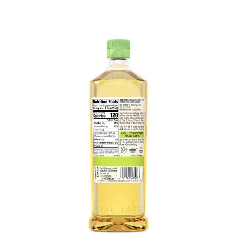 Bertolli Olive Oil Extra Light Taste, 3 of 6