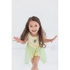 Disney Princess Moana Frozen Rapunzel Jasmine Belle Girls Romper With Skirt Overlay Little Kid to Big - 4 of 4
