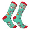 Youth Christmas Socks Funny Festive Holiday Kids Socks for Boys and Girls - Crazy Dog Socks - 3 of 4