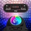 Pyle 12" Bluetooth PA Speaker with LED Lights, Rechargeable Battery, Wireless Microphone, MP3/USB/SD/FM Radio – PSUFM1280B - 4 of 4