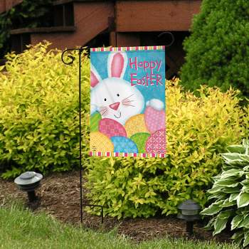 Briarwood Lane Bunny and Egg Easter Garden Flag - 12.5" x 18" - Garden Flag Easter - Mini Easter Flag - Spring Garden Flag For Easter