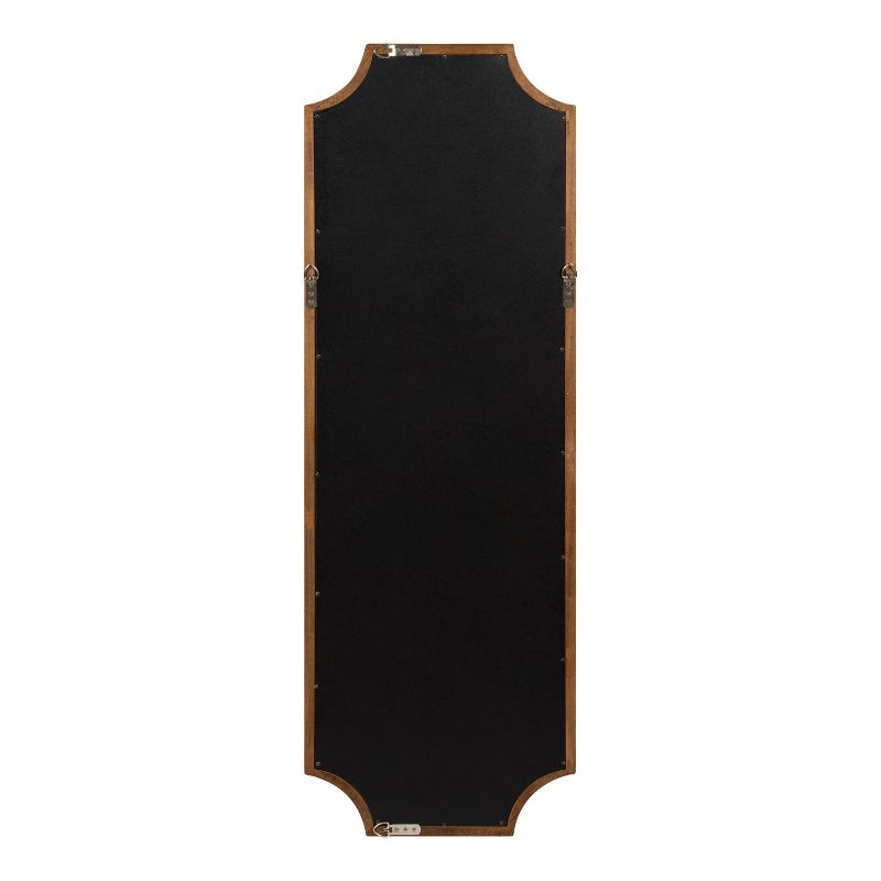 16&#34; x 48&#34; Hogan Framed Scallop Wall Mirror Rustic Brown - Kate &#38; Laurel All Things Decor, 5 of 9
