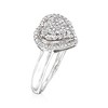 Ross-Simons 0.20 ct. t.w. Diamond Heart Ring in Sterling Silver - 3 of 4
