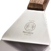 Petromax Flexible Stainless Steel Spatula,  Flex2 Model with Wood Handle for Kitchen or Camping, Tapered Blade and Wood Handle - image 2 of 4