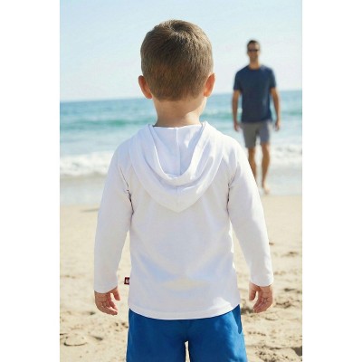 City Threads Swim UPF 50+ Hooded Long Sleeve Rashguard Tee for Boys and Girls - Elf Green, 6Y — фото 6