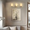 LNC Classic 23-in 3-Light Chrome with Opal Cylinder Glass Transitional Vanity Light Bar - 2 of 4