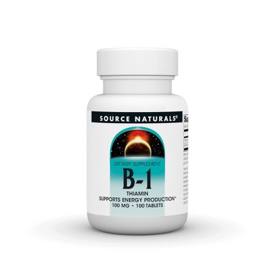 Vitamin B-1 100mg by Source Naturals, Inc.  -  100 Tablet