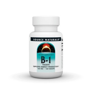 Vitamin B-1 100mg by Source Naturals, Inc.  -  100 Tablet - 1 of 3