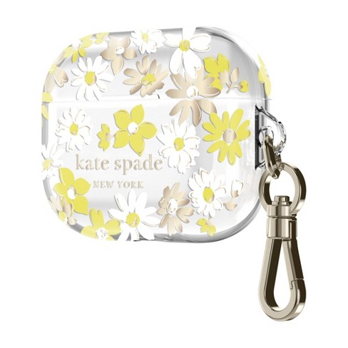 Kate Spade New York Protective Airpods Pro Case - Yellow Floral Medley :  Target