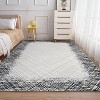 Modern Abstract Washable Rug - Stain Resistant, Non-Slip Low Pile Carpet for Living Room, Bedroom, Dining Room - 4 of 4
