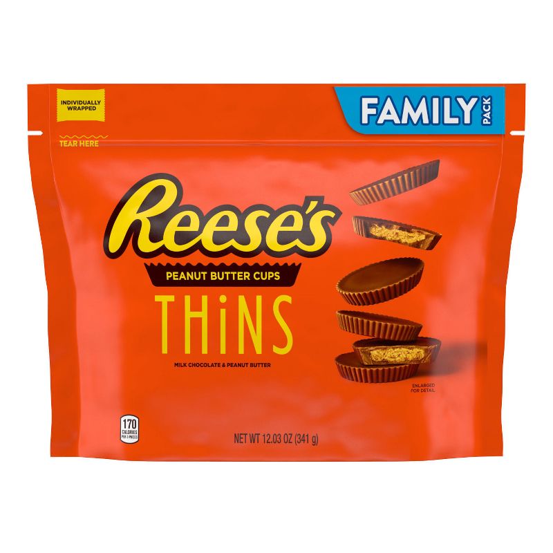 Reese&#39;s Thins Peanut Butter Cups Family Size - 12.3oz, 3 of 9