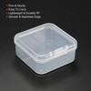 Unique Bargains Square Storage Container with Hinged Lid for Craft 12 Pcs - 4 of 4