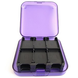 Unique Bargains Nintendo Switch Game Card Plastic Storage Protector Case Accessories 24 Purple - 1 of 3