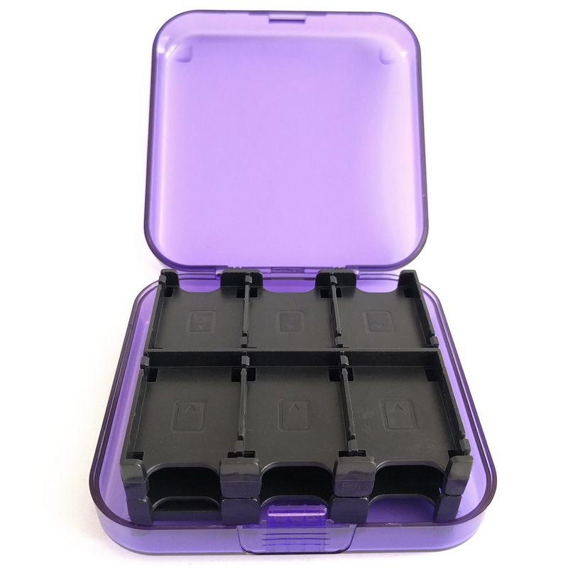 Unique Bargains Nintendo Switch Game Card Plastic Storage Protector Case Accessories 24 Purple, 1 of 4