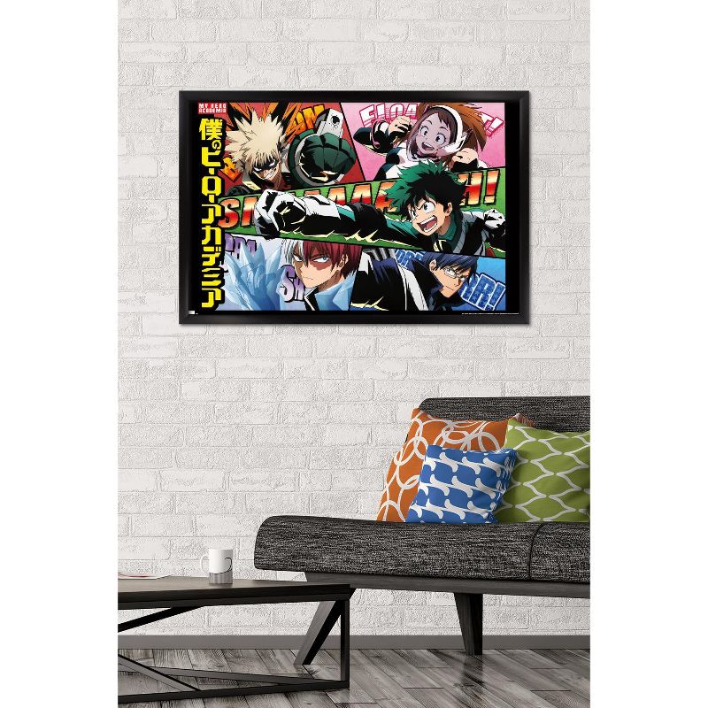 Trends International My Hero Academia - Comic Framed Wall Poster Prints, 2 of 7