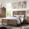 Acme Furniture Queen Andria Bed Reclaimed Oak - 2 of 4