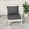 WestinTrends  Avalon Outdoor Patio HDPE Right Arm Facing Sectional Corner Club Chair with Patio Cushions - 2 of 4